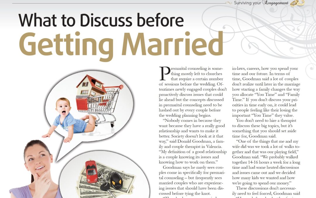 What to Discuss Before Getting Married